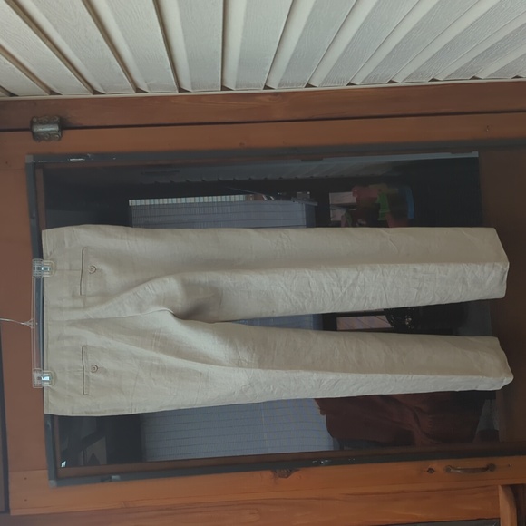 Talbot's: NWT Classic Linen Trousers - Picture 3 of 9